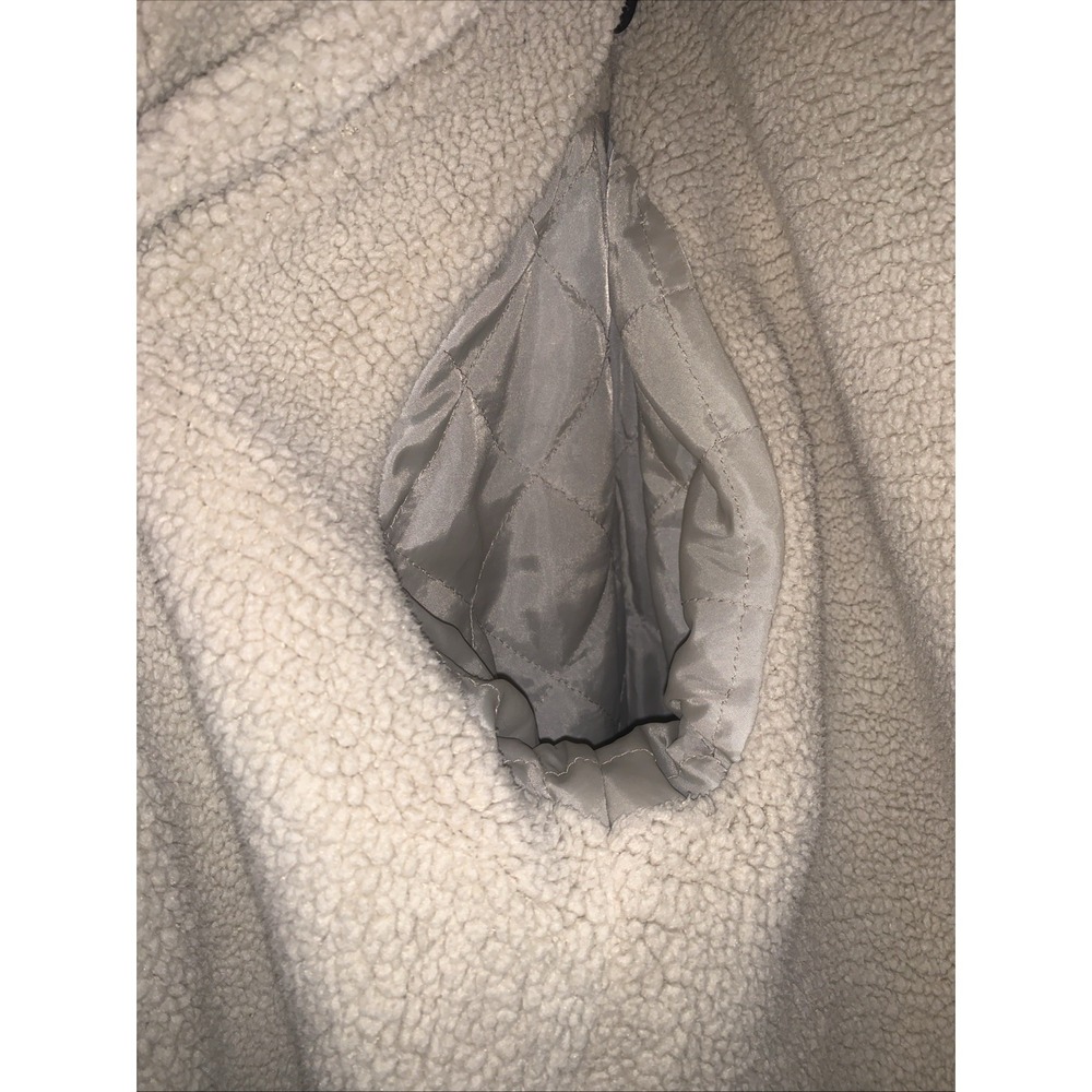 O'Neill Sherpa Redmond Lined Flannel Shirt XL Shacket Plaid Jacket Button Green - Picture 11 of 16